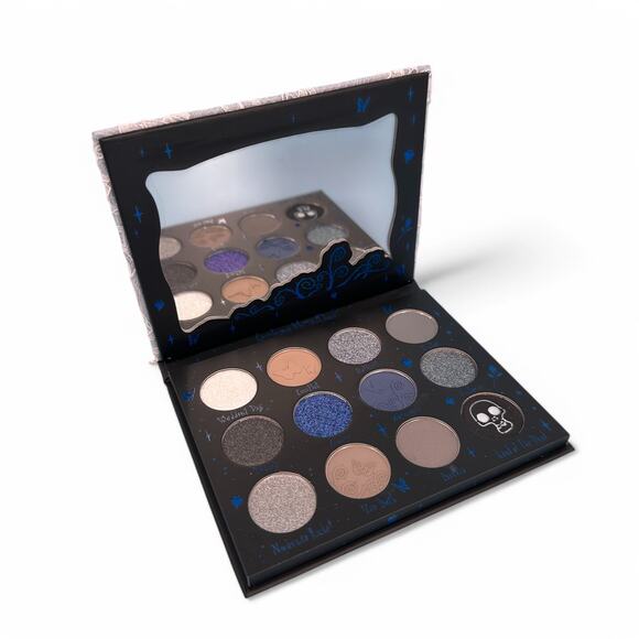 Tim Burton's Corpse Bride Moonlight Eyeshadow Palette Sheglam 12 Shades - Picture 10 of 11